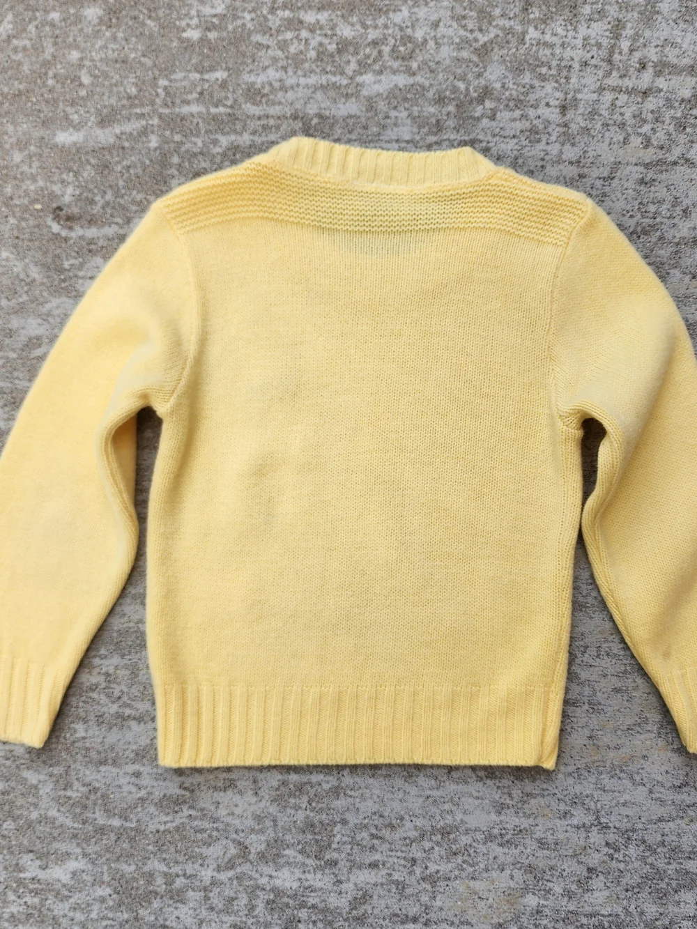 Vintage Jayco Yellow Crewneck Preppy Sweater with Embroidered Mallard Duck, 2T